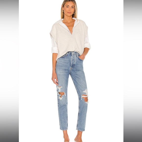 Agolde Fen High Rise Relaxed Taper in Wander NWT NBW - Picture 3 of 10